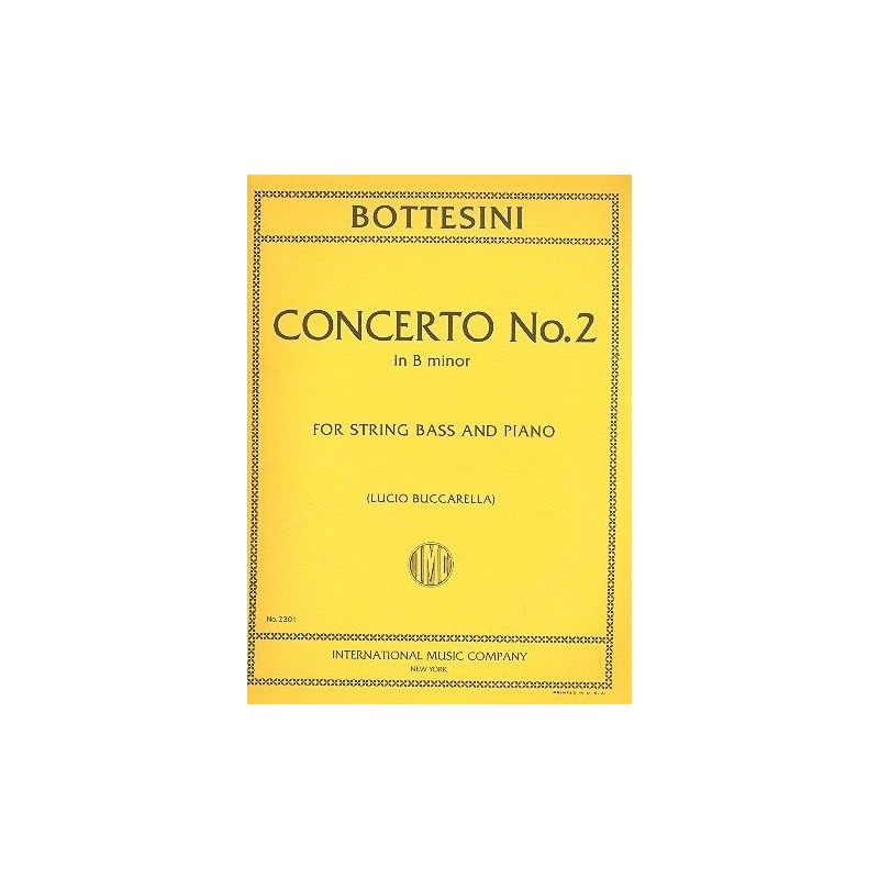 Bottesini, Giovanni - Concerto No. 2 in B minor for Double Bass and Piano