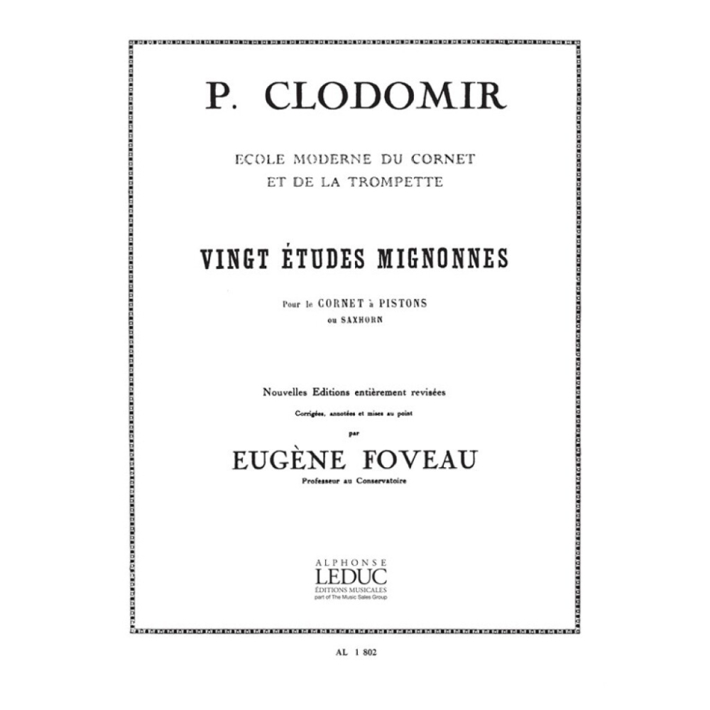 Clodomir, Pierre-François - 20 Etudes Mignonnes Opus 18