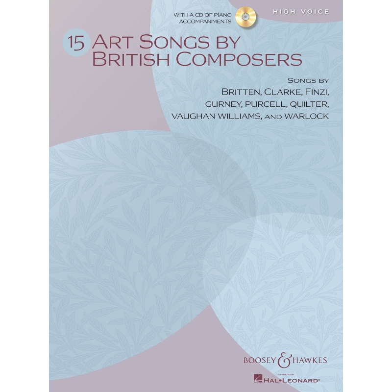 15 Art Songs by British Composers for High Voice and Piano