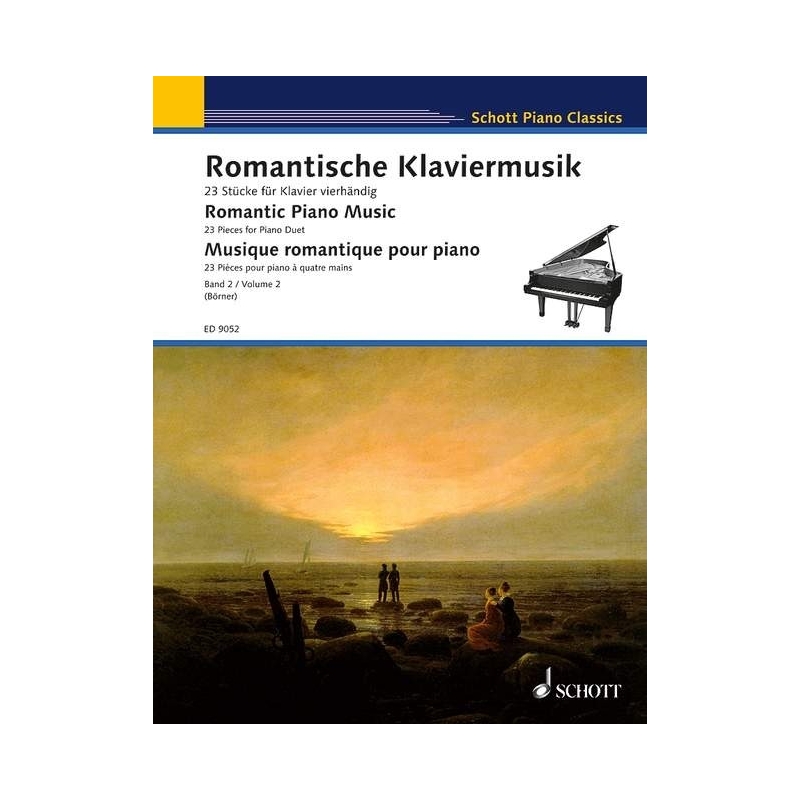 Romantic Piano Music. 23 Pieces for Piano Duet, Vol 2