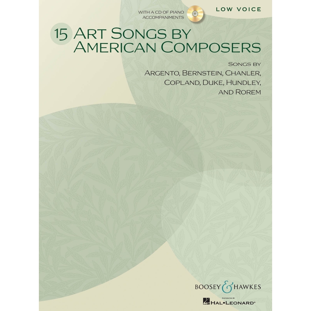 15 Art Songs by American Composers 