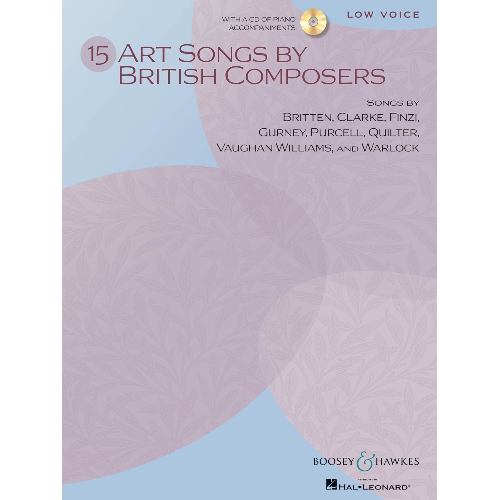 15 Art Songs by British Composers for Low Voice and Piano
