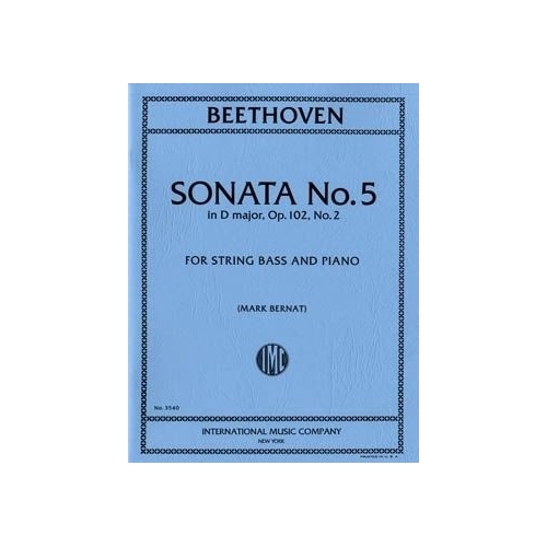 Beethoven, L.v - Sonata No.5 D major Op.102 No.2 op. 102/2