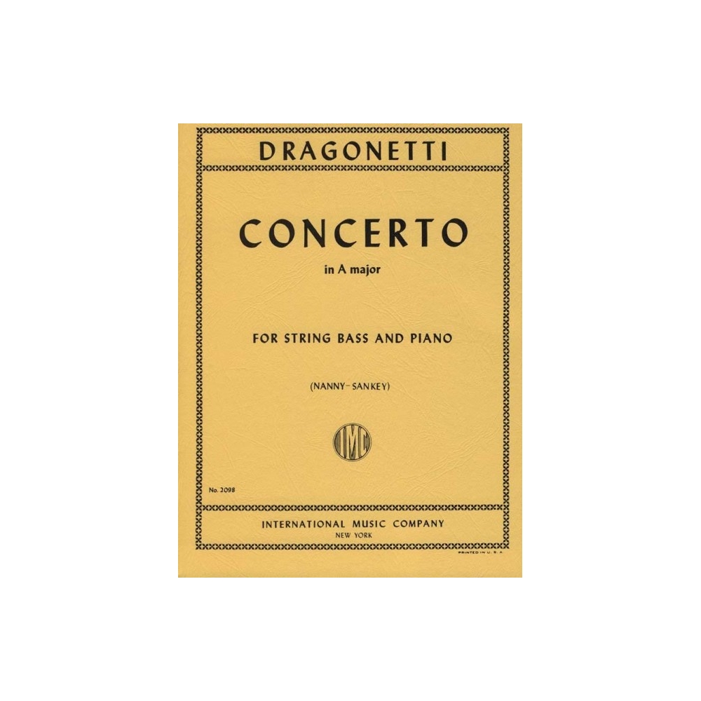 Dragonetti, Domenico - Concerto A major for Double Bass and Piano