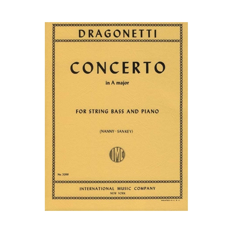 Dragonetti, Domenico - Concerto A major