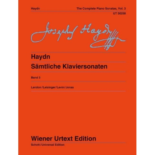 Haydn, Joseph - The Complete Piano Sonatas Vol. 3