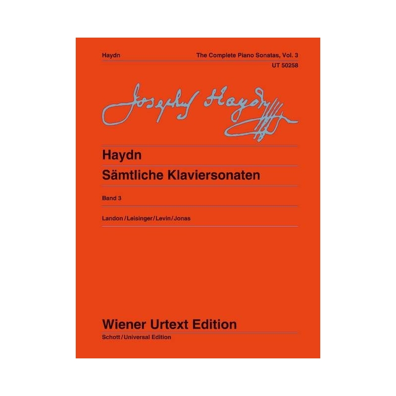 Haydn, Joseph - The Complete Piano Sonatas Vol. 3