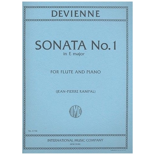 Devienne, François - Sonata E minor No. 1, Op. 58 for Flute