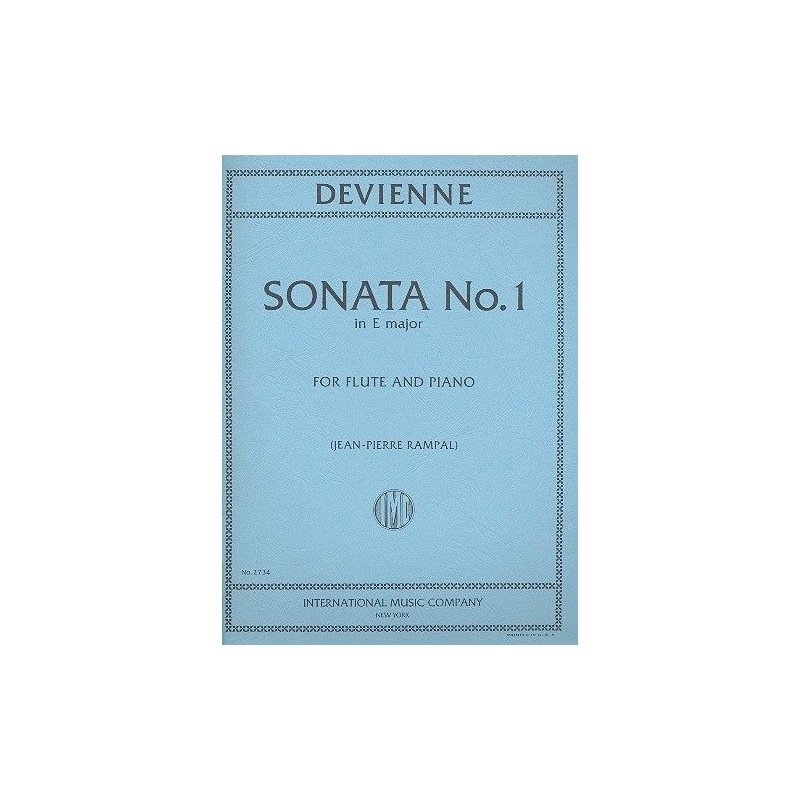 Devienne, François - Sonata E minor No. 1, Op. 58 for Flute