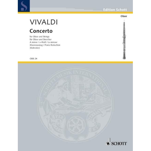 Vivaldi, Antonio - Oboe Concerto in A minor