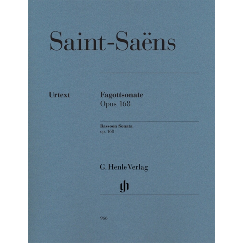 Saint-Saëns, Camille - Bassoon Sonata op. 168 