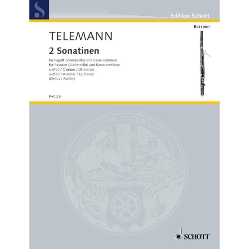 Telemann, G P - Two Sonatinas