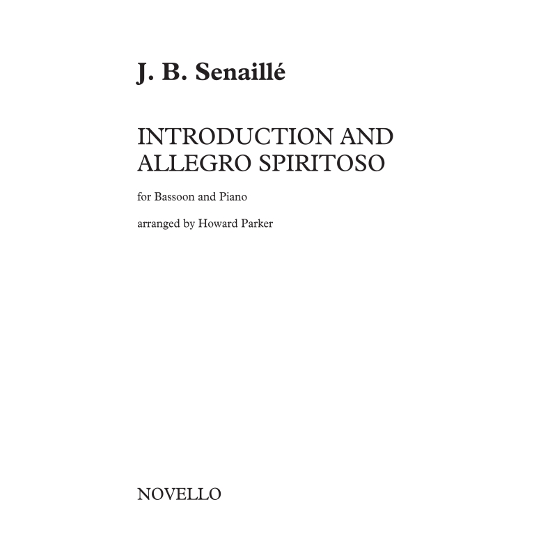 Senaille Introduction & Allegro Spiritoso