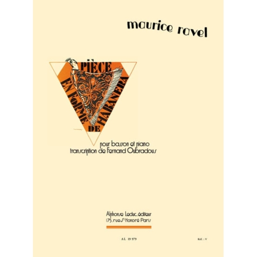 Ravel, Maurice - Pièce En Forme De Habañera