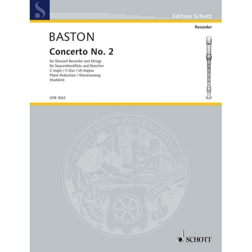 Baston, John - Concerto No. 2 in C major