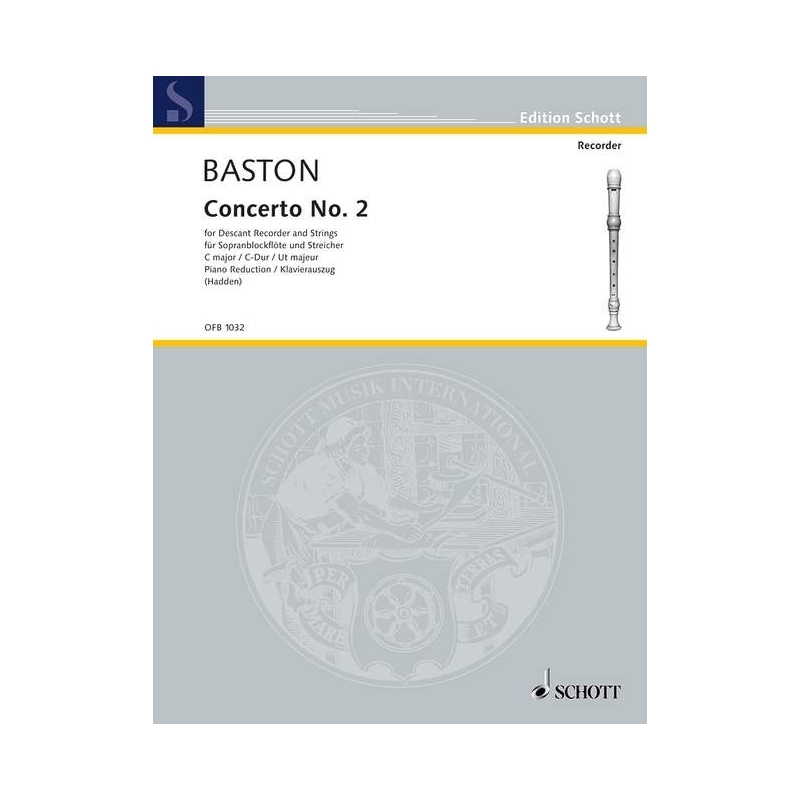 Baston, John - Concerto No. 2 in C major