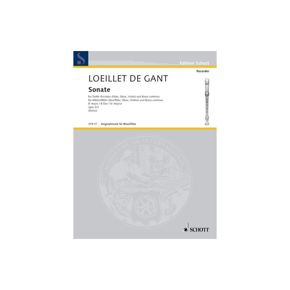 Loeillet de Gant, Jean Baptiste - Sonata op. 3/2 