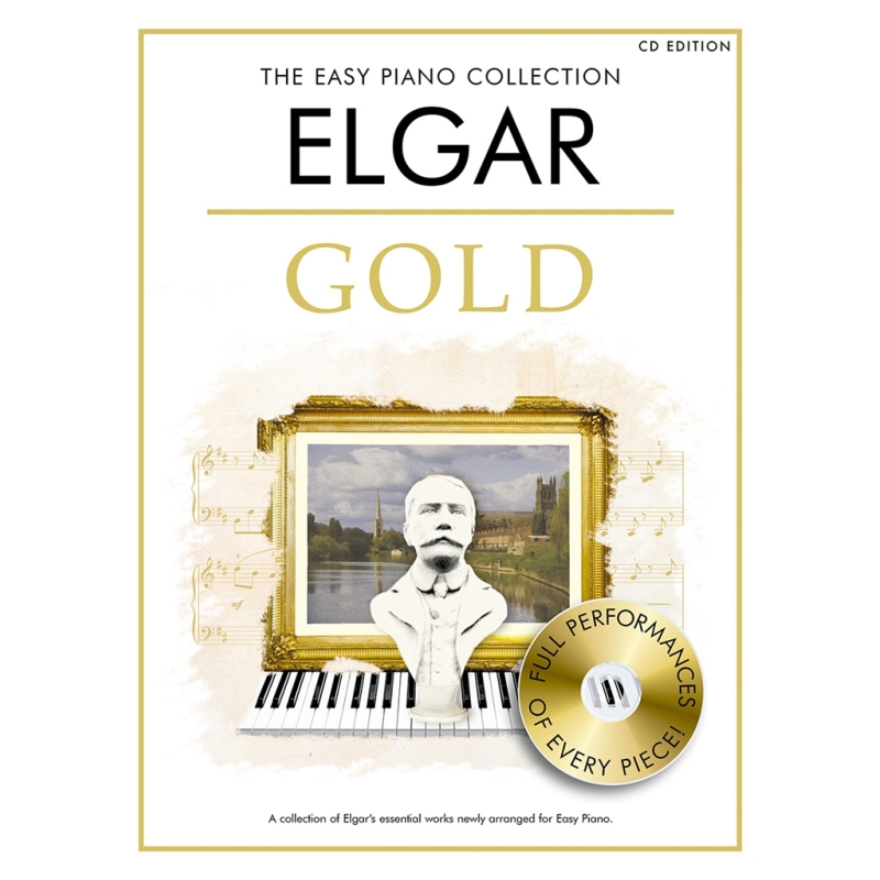 The Easy Piano Collection: Elgar - Gold Book/CD Ed