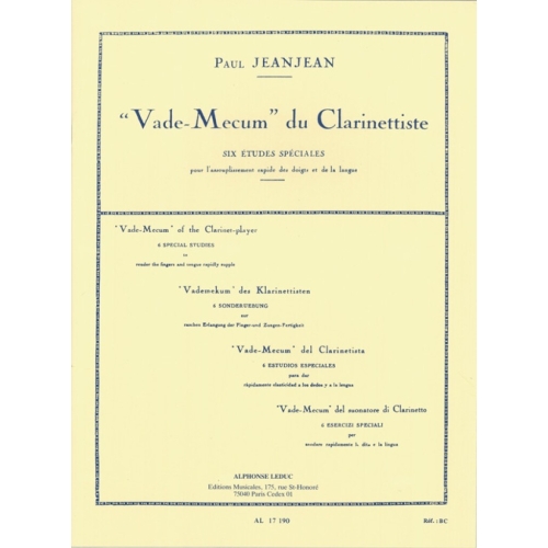 Jeanjean, Paul - Vademecum du Clarinettiste