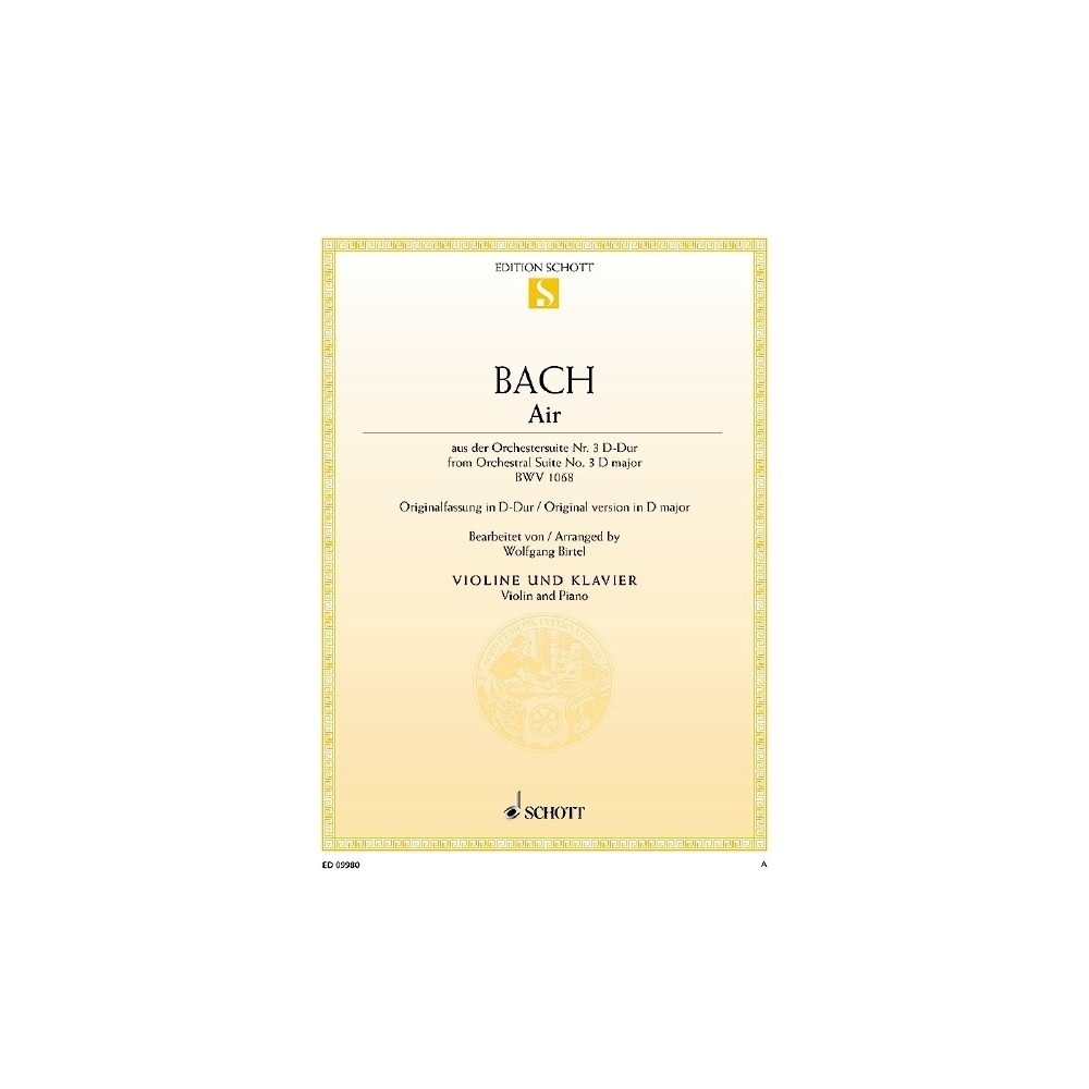 Bach, J.S - Air BWV 1068 