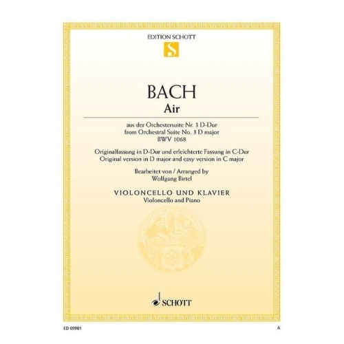 Bach, J.S - Air BWV 1068 