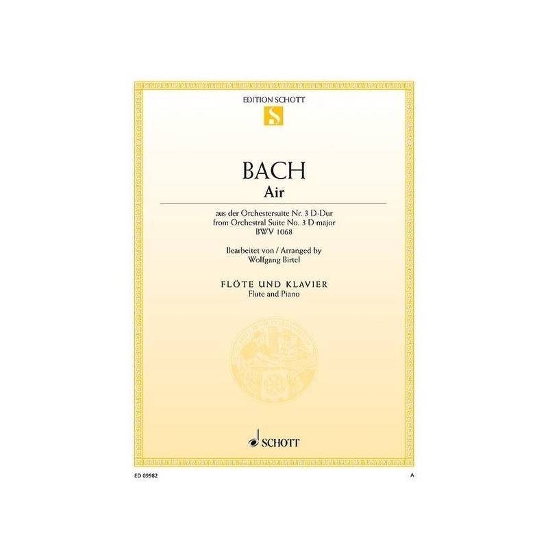 Bach, J S - Air in D major