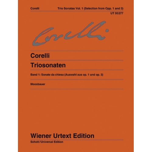Corelli, Arcangelo - Trio Sonatas op. 1 und op. 3 Vol. 1