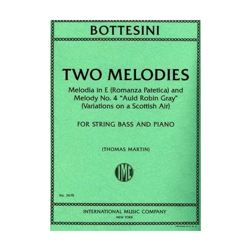 Bottesini, Giovanni - Two Melodies