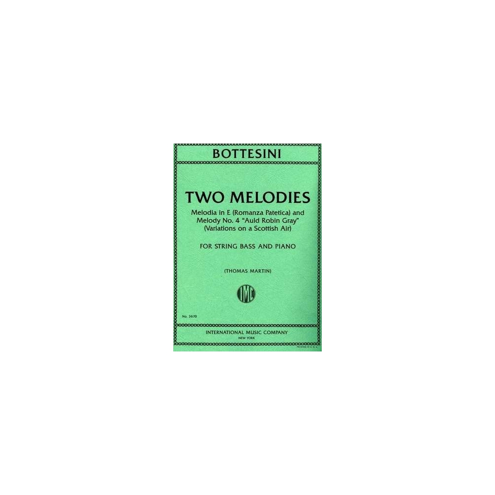 Bottesini, Giovanni - Two Melodies 