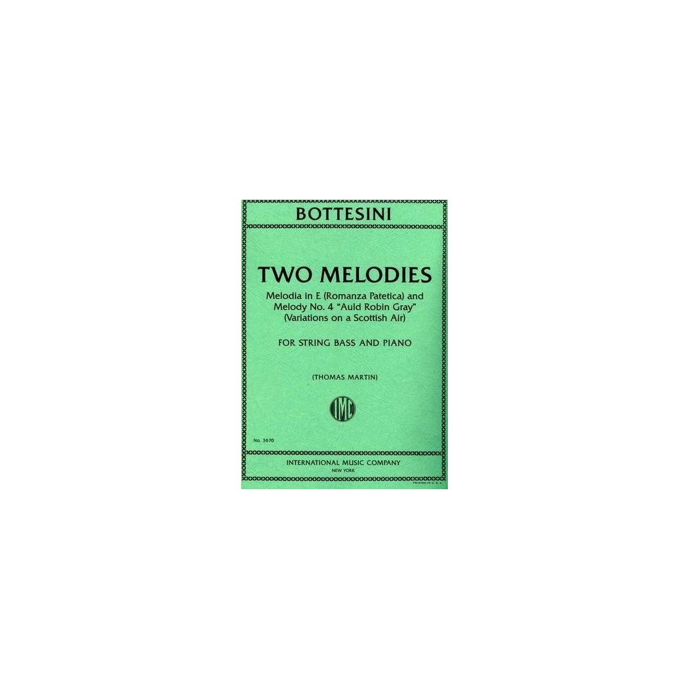 Bottesini, Giovanni - Two Melodies