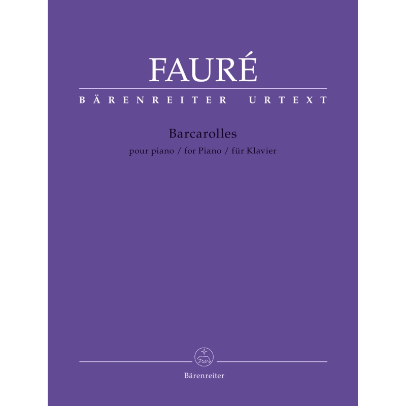 Faure, Gabriel - Barcarolles