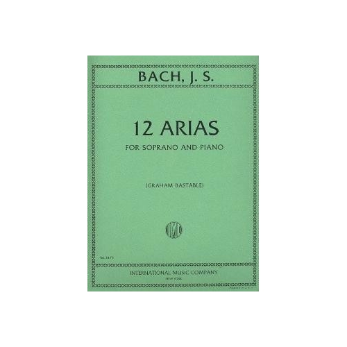 Bach, J.S - 12 Arias for Soprano and Piano