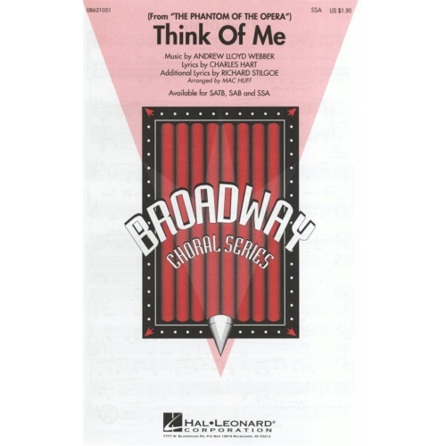 Think Of Me (The Phantom Of The Opera) - SSA