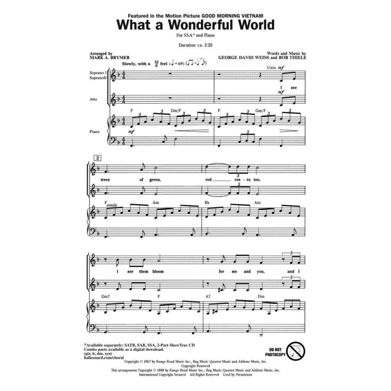 Thiele & Weiss - What a Wonderful World