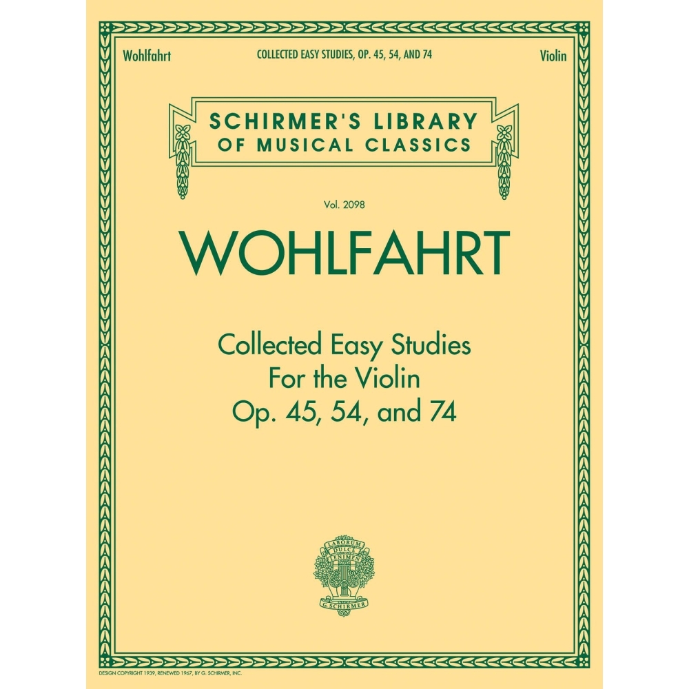 Wohlfahrt - Collected Easy Studies for the Violin