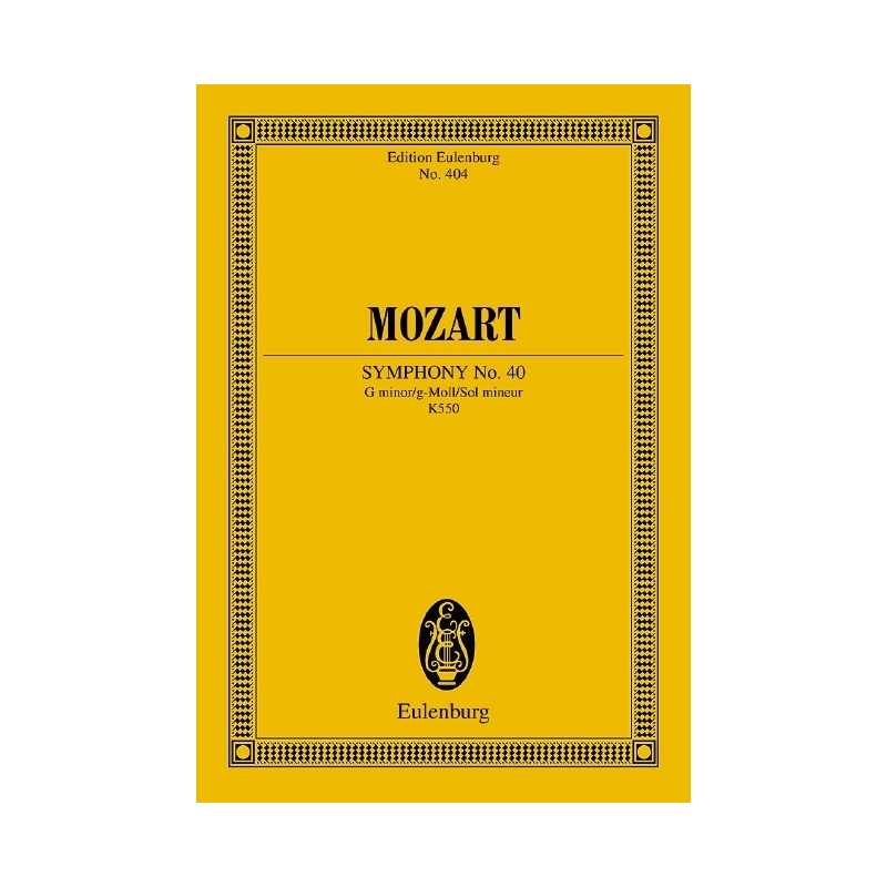 Mozart, W.A - Symphony No. 40 G Minor KV 550