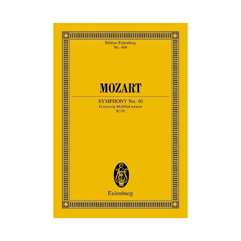Mozart, Wolfgang Amadeus - Symphony No. 40 G Minor KV 550 