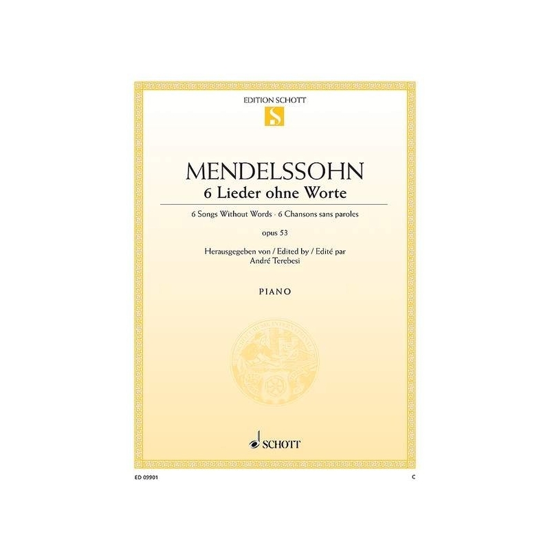 Mendelssohn Bartholdy, Felix - 6 Songs Without Words op. 53 