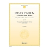 Mendelssohn, Felix - Six Songs without Words