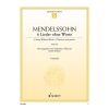 Mendelssohn Bartholdy, Felix - 6 Songs Without Words op. 53 