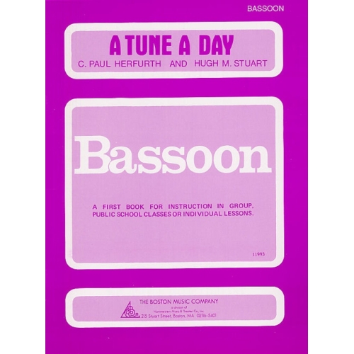 A Tune A Day For Bassoon Book 1