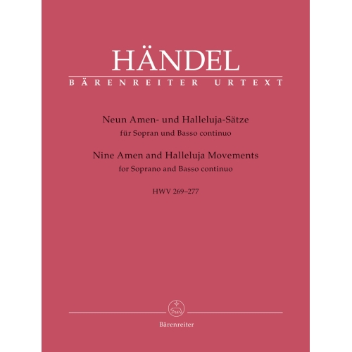 Handel, G F - Nine Amen & Alleluia Movements