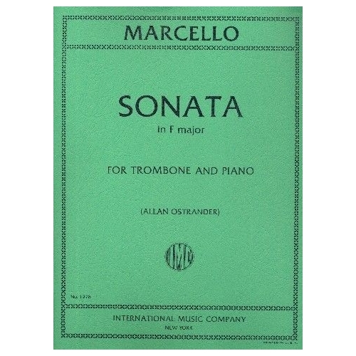 Marcello, Benedetto - Sonata No. 1 in F major, arr. Trombone and Piano