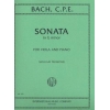 Bach, C.P.E - Sonata G minor for Viola and Piano