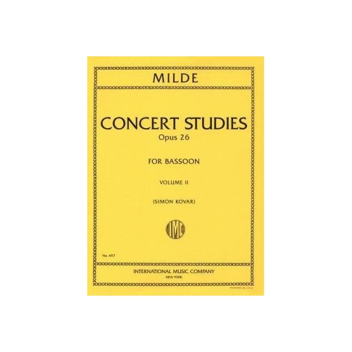 Milde, Ludwig - 50 Concert Studies Op. 26: Volume 2
