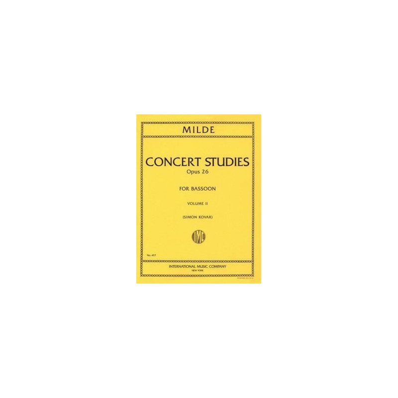 Milde, Ludwig - 50 Concert Studies Op. 26: Volume 2