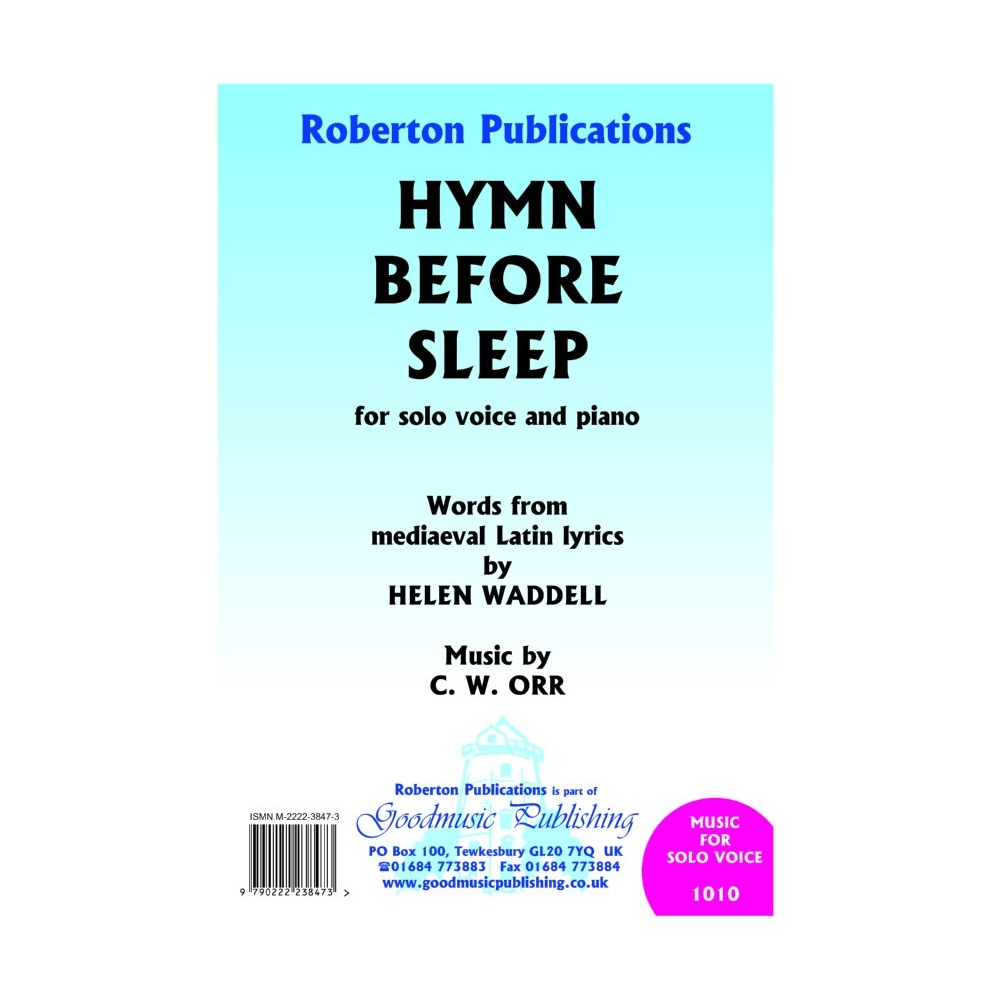 Orr, Charles Wilfred - Hymn Before Sleep