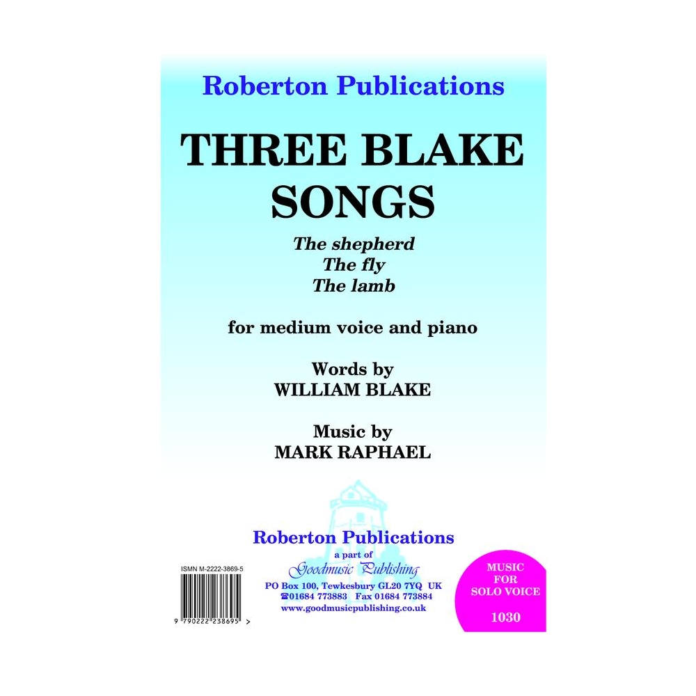 Raphael, Mark - Three William Blake Songs