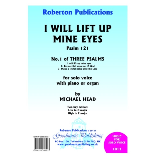 Head, Michael - I Will Lift...
