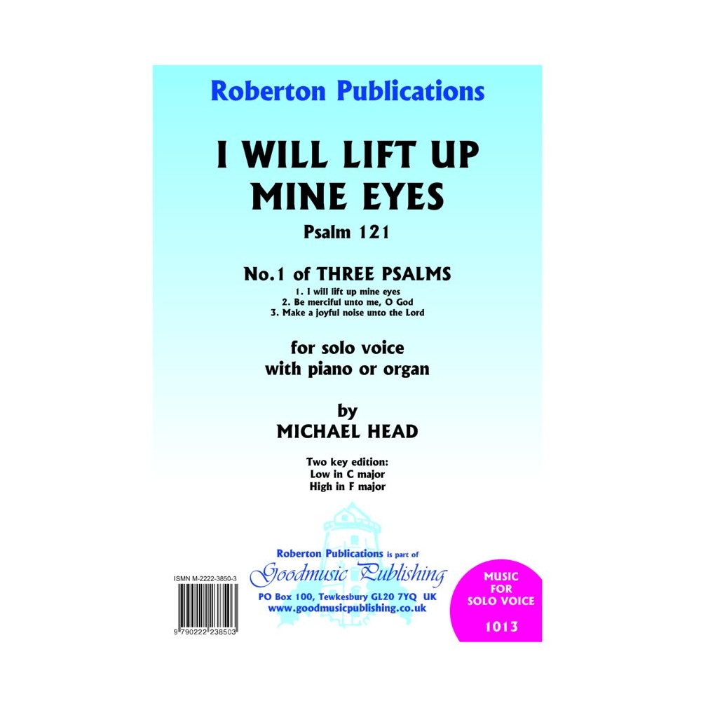 Head, Michael - I Will Lift Up Mine Eyes